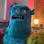 Blue Monster Puppet
