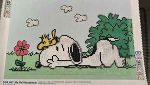 snoopy diamond painting