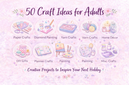 50 craft ideas for adults