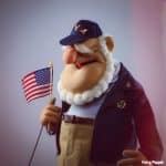 old man puppet